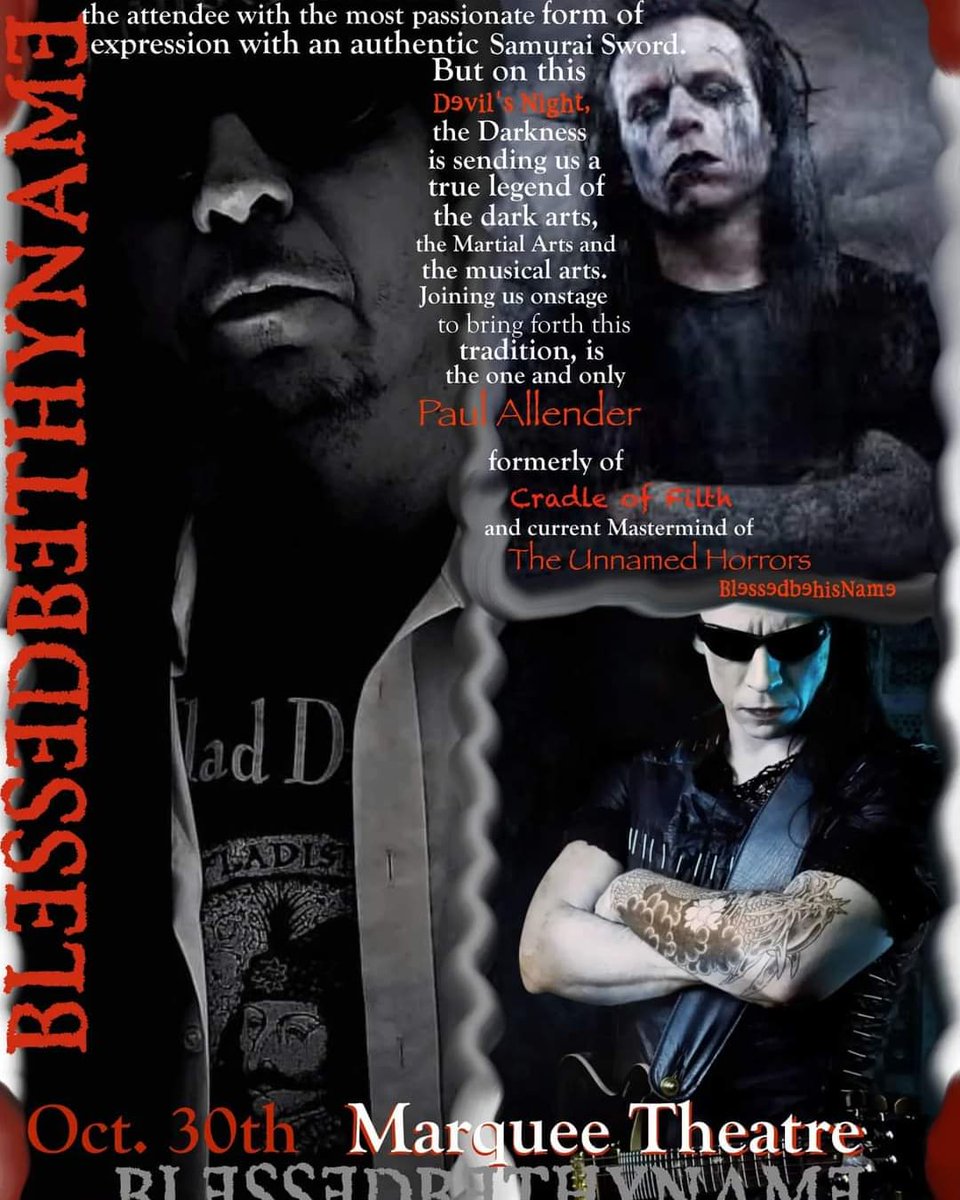 HorrorsUnnamed's tweet photo. If your in the Tempe AZ area tomorrow night get your ass here. Im only playing one track but its going to be a blast!!!! https://t.co/kSt1mdTiw0