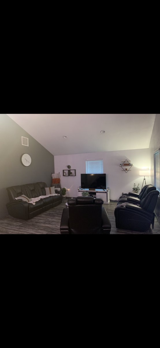 karamhendrix's tweet photo. Our house in Livingston will be up for sale in the next month or so if you know anyone interested send them our way. 🤍 2 bed/1 bath right at 1,000 sq ft with a covered carport on high fence property. https://t.co/SJf7pq9aZy