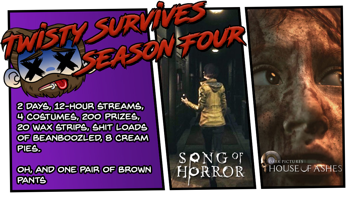 TwistyShape's tweet photo. Not aware of what's going on this weekend?! Well, now you are!

For our fourth year running, we're putting on our scared faces to raise £2000 for the wonderful @SpecialEffect! With support and prizes from @ChucklefishLTD, 
@Team17, and @SuperMGames!

It's gonna be a wild one! https://t.co/fXYQlFAvdc