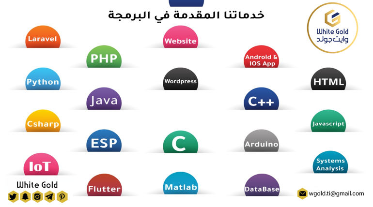 WhiteGold_Tech's tweet photo. 🟣ما يقدمه فريقنا في #البرمجة:
#ArtificialIntelligence
#Machine_Learning 
#Cybersecurity
#ِAndroid #ios App
#Website
#Wordpess
#Laravel
#PHP
#DataSet
#Csharp
#Python
#Java
#C
#CSS
#HTML
#Javascript
#Research for Master
#ِArduino
#IoT

#ساعه_استجابه #الهلال_الاهلي
#Apple #ApplePay https://t.co/79qcW3BP6i