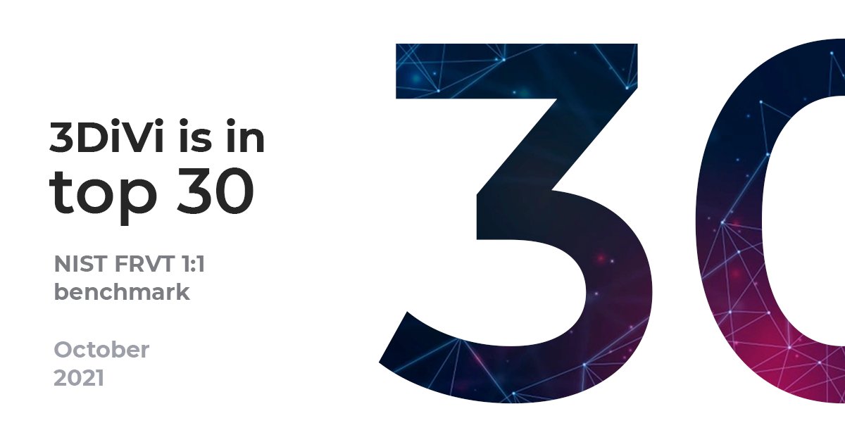 3DiVi_Inc's tweet photo. 3DiVi kept its top position in @NIST FRVT
#AI #ArtificialIntelligence #ComputerVision #FaceRecognition #FRVT #MachineLearning #NIST https://t.co/AKWbPpDy7B