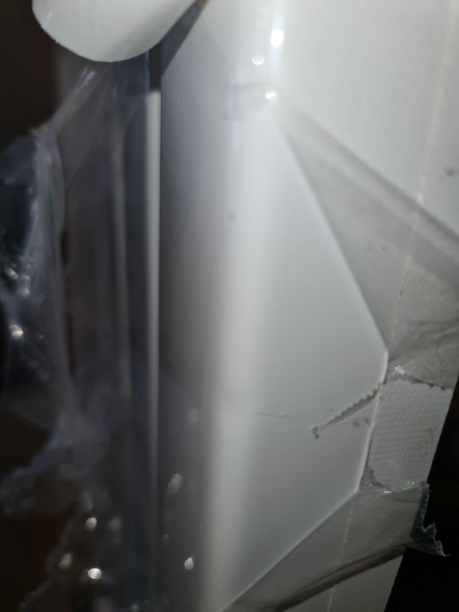 GcGee77's tweet photo. So disappointed with the level of customer service from @VictoriaPlumUK . 1st shower tray delivered damaged, replacement arrived today 5 days later damaged and after waiting in a queue if 60, an agent responds with we will raise a ticket. #customerservice #customerexperience zero https://t.co/uiQ62tf3Pl
