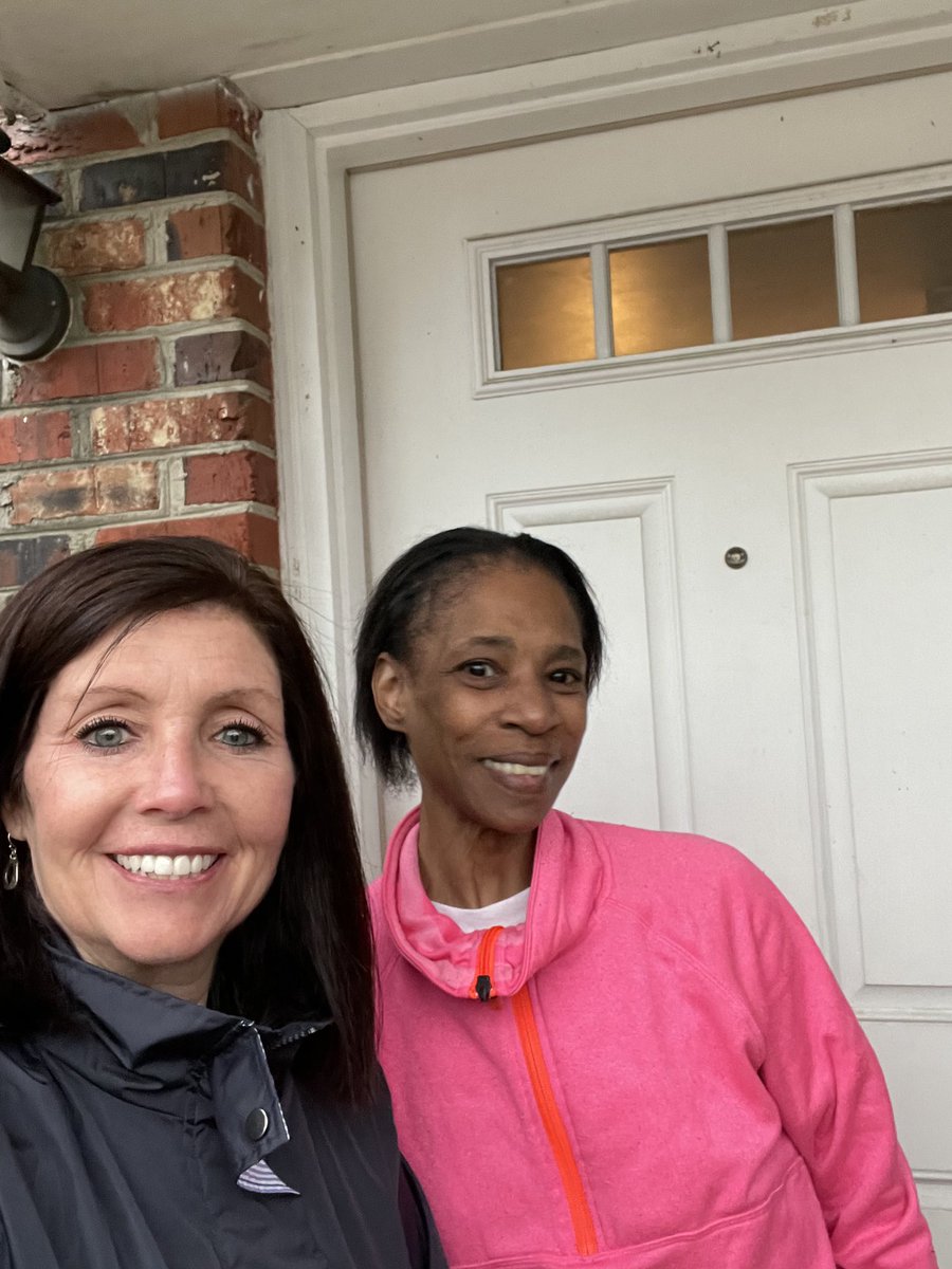 Meeting supporters like Neva makes door knocking in the rain worth it every time! 

Thank you to everyone who has already knocked a door, made a call, or voted for me—but we can’t let up now. I hope you’ll join me in getting out the vote this weekend!: mobilize.us/mobilize/event…