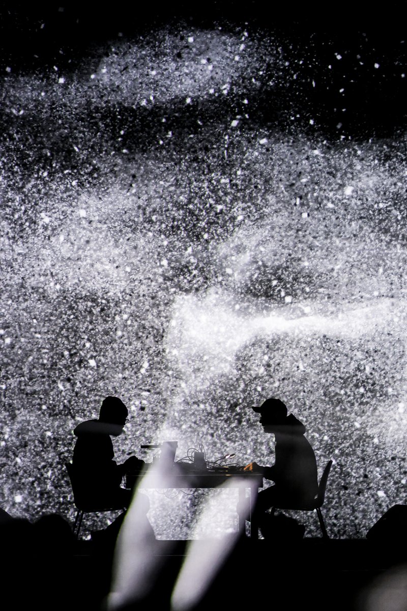 Murcof & #SergiPalau summoning spirits at Mutek Plays Transart, Bolzano, 🇮🇹 23/Sept/2021. Photos by Tiberio Sorvillo. @MUTEK_Montreal @fest_transart