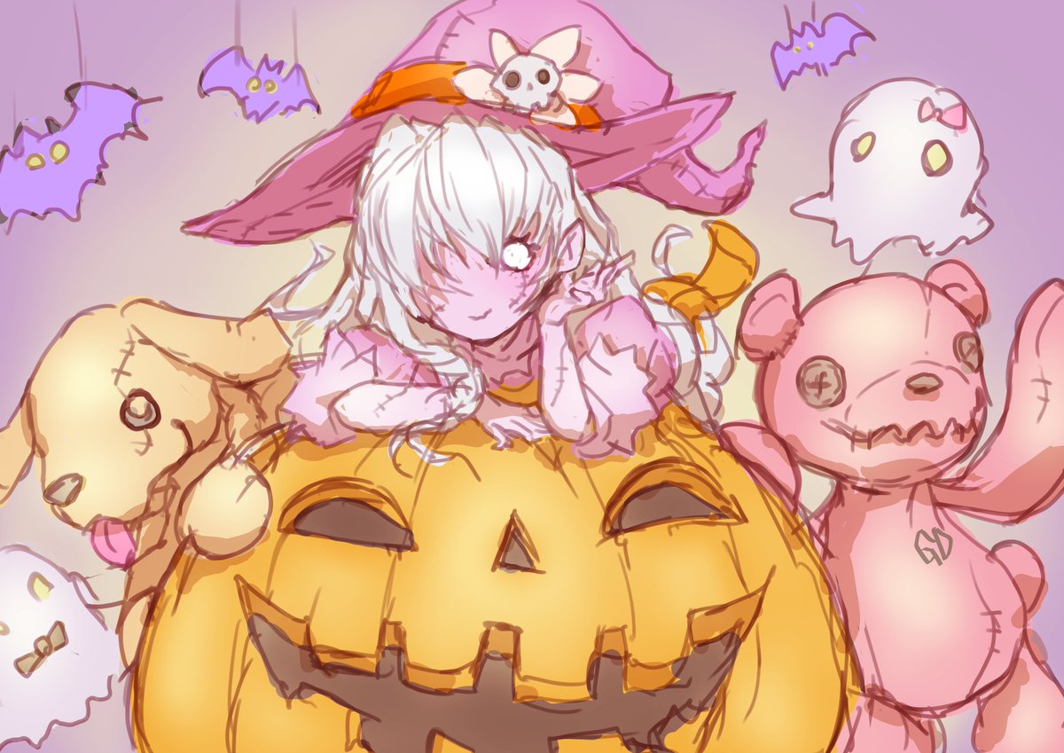 GrayishDrawing's tweet photo. #人外版深夜の真剣お絵描き60分一本勝負
お題
「アナタが考えるマズルがある人外」
「“人形”から連想する人外」
「ゾンビ娘」
「ジャックオランタン」

よくばりすぎて時間がないパターン https://t.co/be2qRsRKri