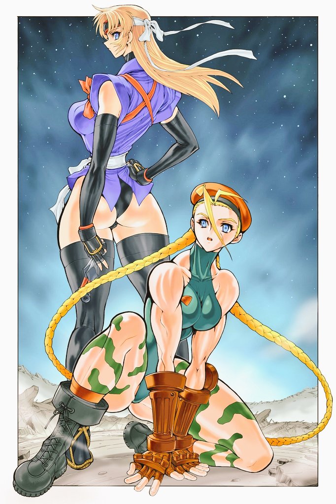 キャミィ(ストリートファイター) 「#フォルダに入ってる二人組晒してけ 」|赤坂　嘉紀のイラスト