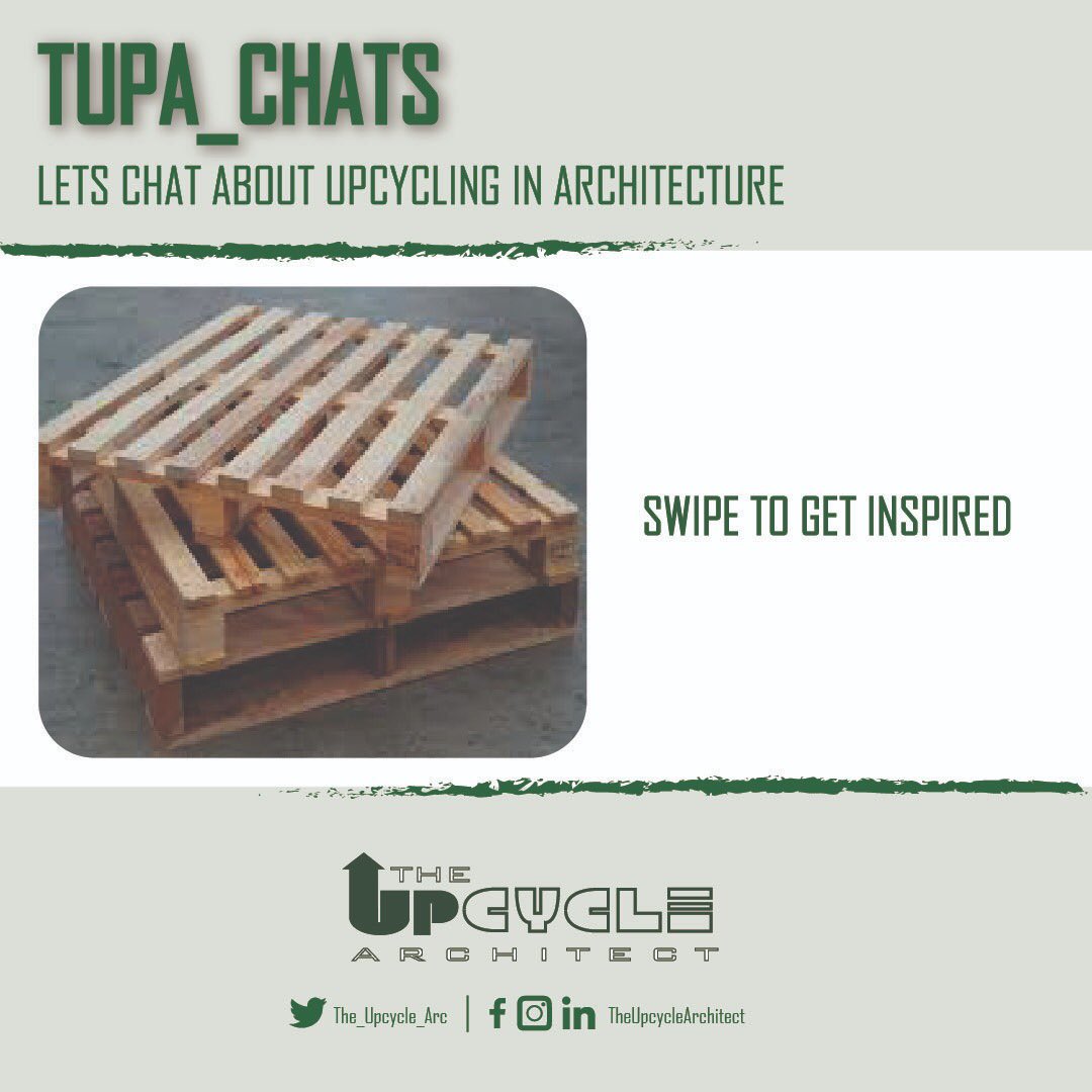 The_Upcycle_Arc's tweet photo. Can you believe this was made entirely from reclaimed shipping pallets? 🤯

The structure was made out of:
1300 reclaimed shipping pallets
20 tie rods
100 pieces of 6 meter compression straps. https://t.co/A9vdeNi8Om