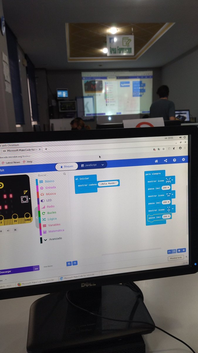 #FormacionAIL  en #Robóticaeducativa con #Microbit. Aprendiendo para enseñar  con @CGDurcal @cgpeligros <a href="/CGCuevasCampo/">guadalinfo.cuevasdelcampo</a> @CGLosGuajares