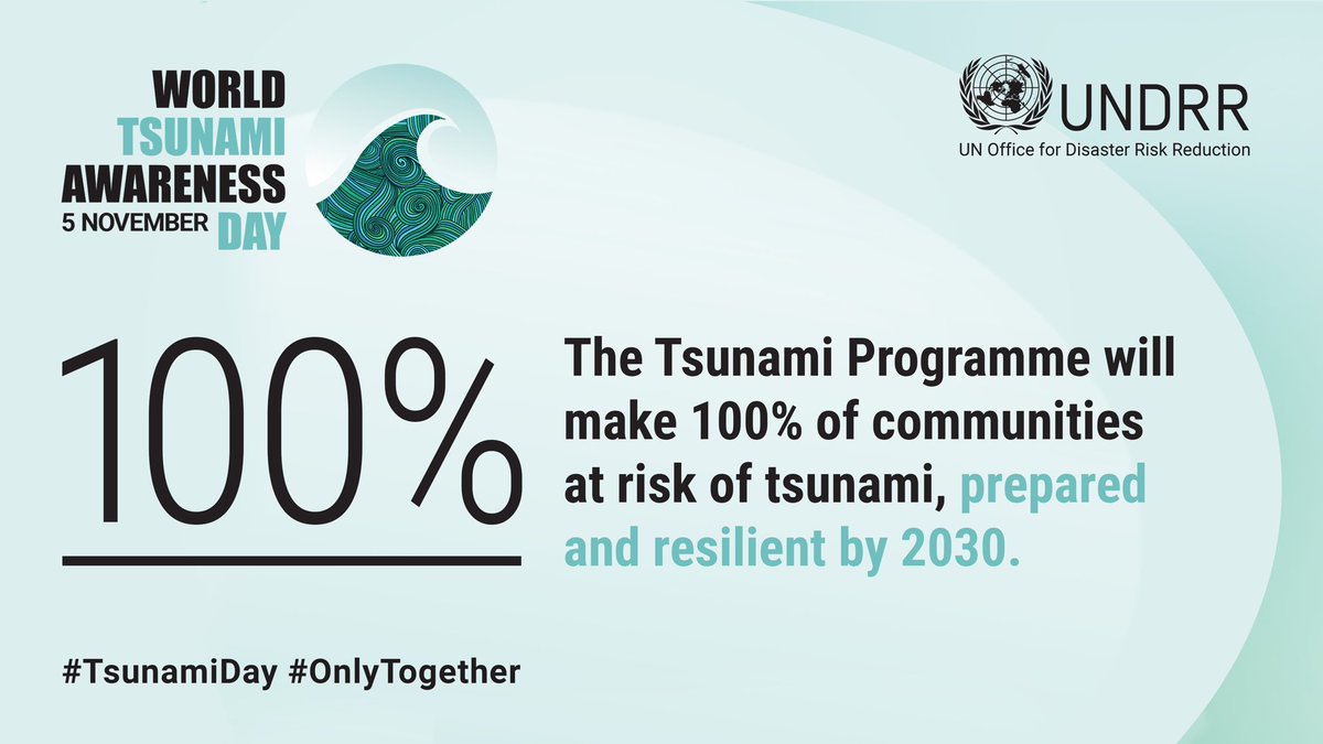 devindesilva7's tweet photo. UNDRR
✔
@UNDRR   srilankanavy #srilanka 

Join our #TsunamiDay 2021 event to learn how to reduce tsunami risk:

￼5 November
￼08:30 EDT
￼Find the agenda and registration link here 
https://
https://t.co/grv1mbpwNN.   #UNDRR #TsunamiDay  # https://t.co/Ws1rnrMLDj