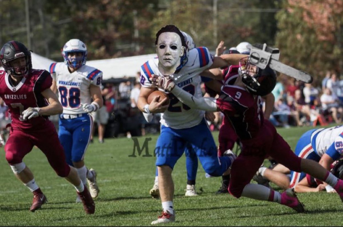 FOOTBALL SENIOR NIGHT TONIGHT @ 6:30😈❕❕Come support your seniors: Hayden, Dominic, Noah, Kyle, Elijah, Liam, Chris, Tucker, Matthew, Owen, Nico, Shawn, Jack, James, Bodey, Kolby, Lebron, Zander, Brady, Cam and Zach🔥🔥 Theme is HALLOWEEN, show your seniors some support tonight