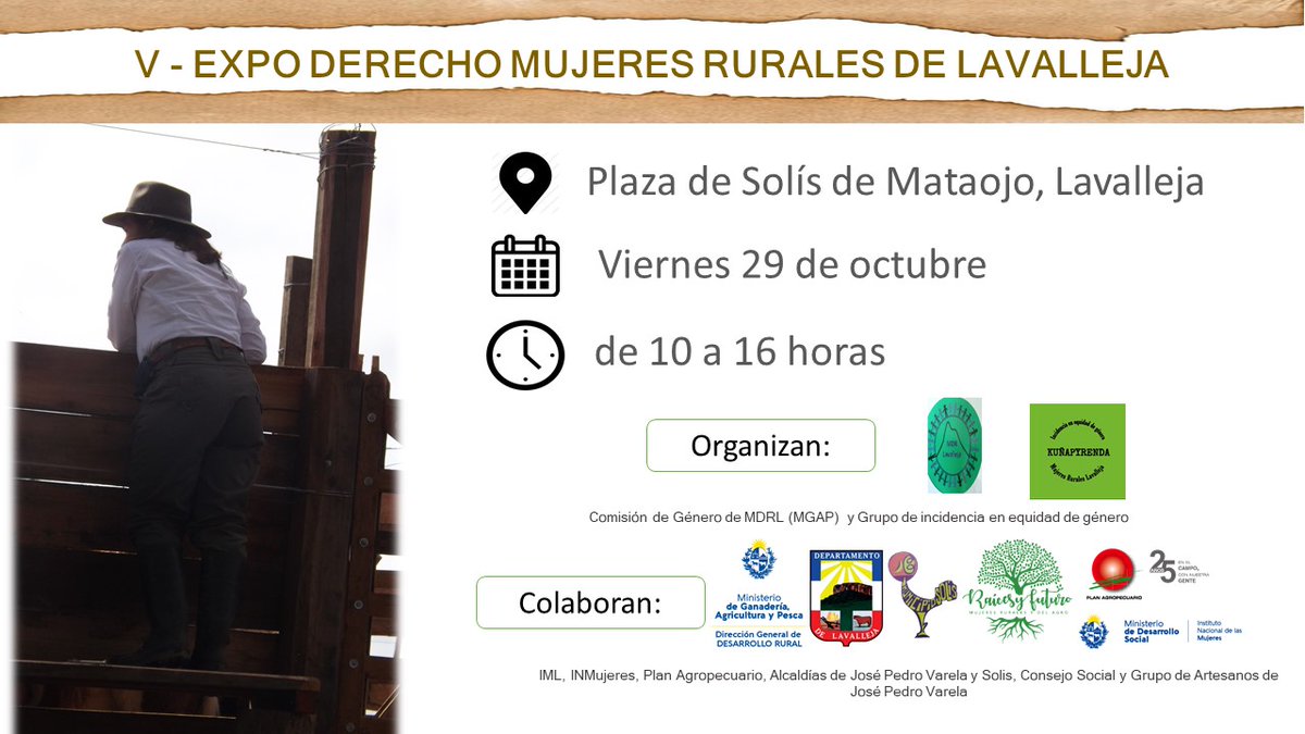 PlanAgro's tweet photo. Acompañando en Expo Derechos Mujeres Rurales en Solís de Mataojo, Lavalleja. Dra. Betina Cóppola #RegiónEste #25AñosDelPlan
@MGAPUruguay #MDRL #RaícesyFuturo @midesuy #IML @inmujeres_uy #Alcaldías #ConsejoSocial #GrupoArtesano #JoséPedroVarela #Solís https://t.co/mS38BpMEaj