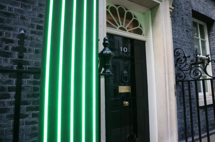 SurinderK's tweet photo. When @10DowningStreet calls your light installation “fantastic”…What an intense few weeks! Huge shout out to the @nationalgriduk team that made this happen, you’ve been amazing to work with #cop26 #whentoplugin #makeithappen #onestepgreener https://t.co/GSBzrzjXNu https://t.co/QS3XscMtau