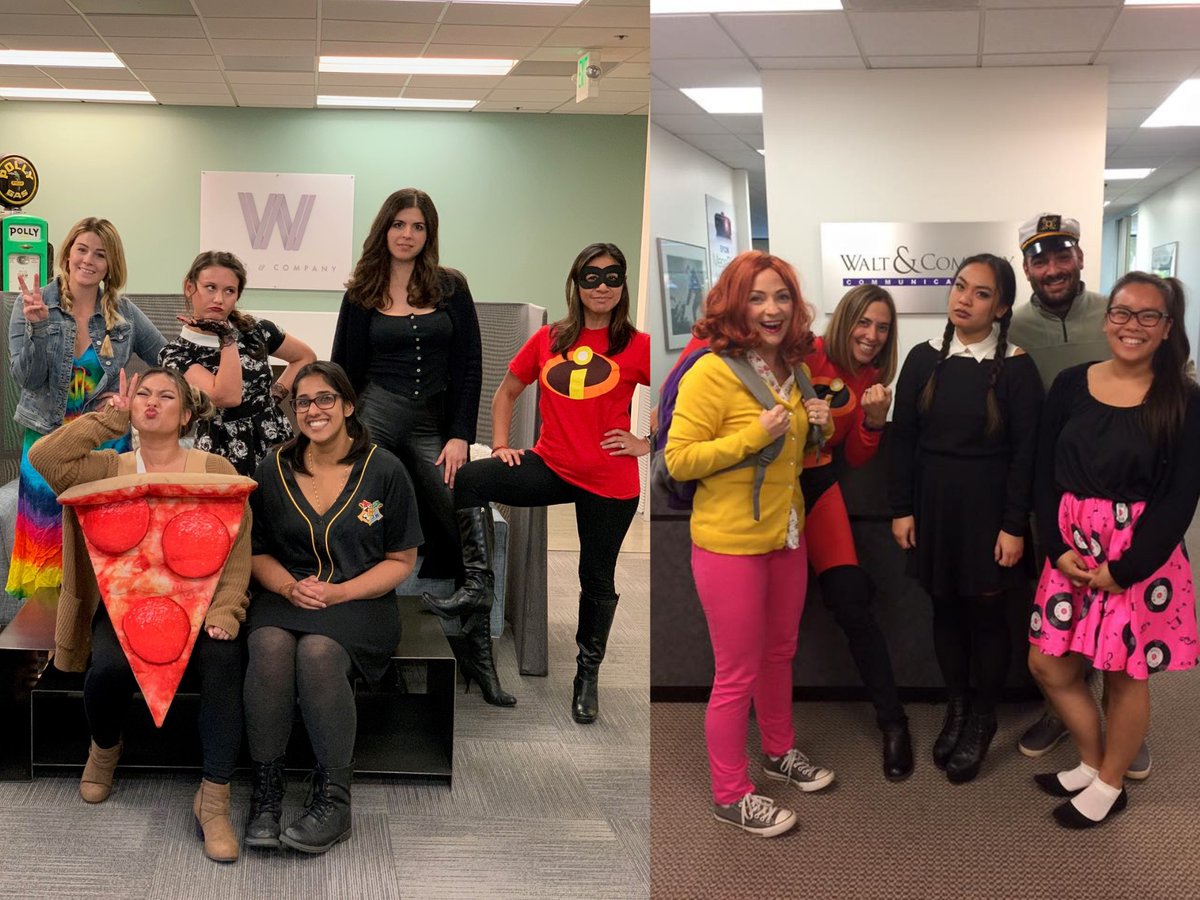 waltcomm's tweet photo. #FBF to some of the #WaltCrew's most spooktacular #Halloween costumes! https://t.co/rttK21fMrx