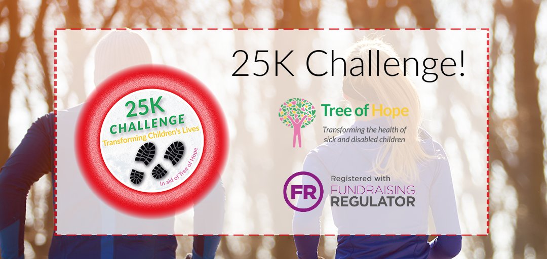 TreeofHopeCC's tweet photo. BREAKING NEWS!

We are challenging you to complete our #25KChallenge during the month of December, by any means possible! However you choose to complete the challenge, the aim is simple – to raise awareness &amp; funds for Tree of Hope! Sign up today! https://t.co/rKtCBLj1Sc https://t.co/T8At5ksfcq