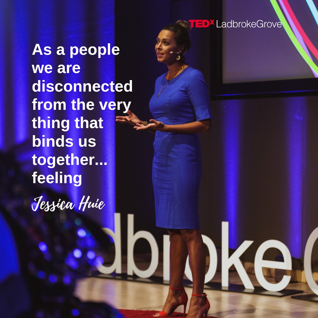 TEDxGrove's tweet photo. Pure and simple, it's feeling defines our humanity.

Hailing from Ladbroke Grove herself, check out this beautiful #TEDx talk from @jessica_huie_ on how leaning into feeling can radically change the world. https://t.co/hbvKlfKHD7