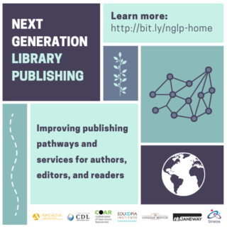 JaneBuggle's tweet photo. Check out #Educopia's Next Generation Library Publishing repository of documents https://t.co/iAuIaw4DRe Such an exciting project @LAI_LPG #libpub https://t.co/zSkdEaMHS2