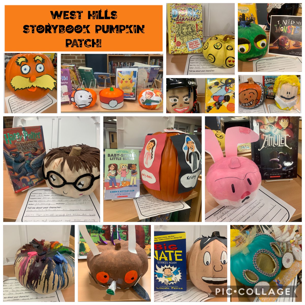 🎃Our <a href="/WestHillsMS/">West Hills Warriors</a> Storybook Pumpkin Patch was a hit! Such creativity!  <a href="/bhschools/">Bloomfield Hills Schools</a> <a href="/AndyGignac/">Andy Gignac</a> <a href="/MelissPalmeri/">Melissa Palmeri</a>  <a href="/mrsamatulli/">Laura Amatulli</a> #mischoollibrary