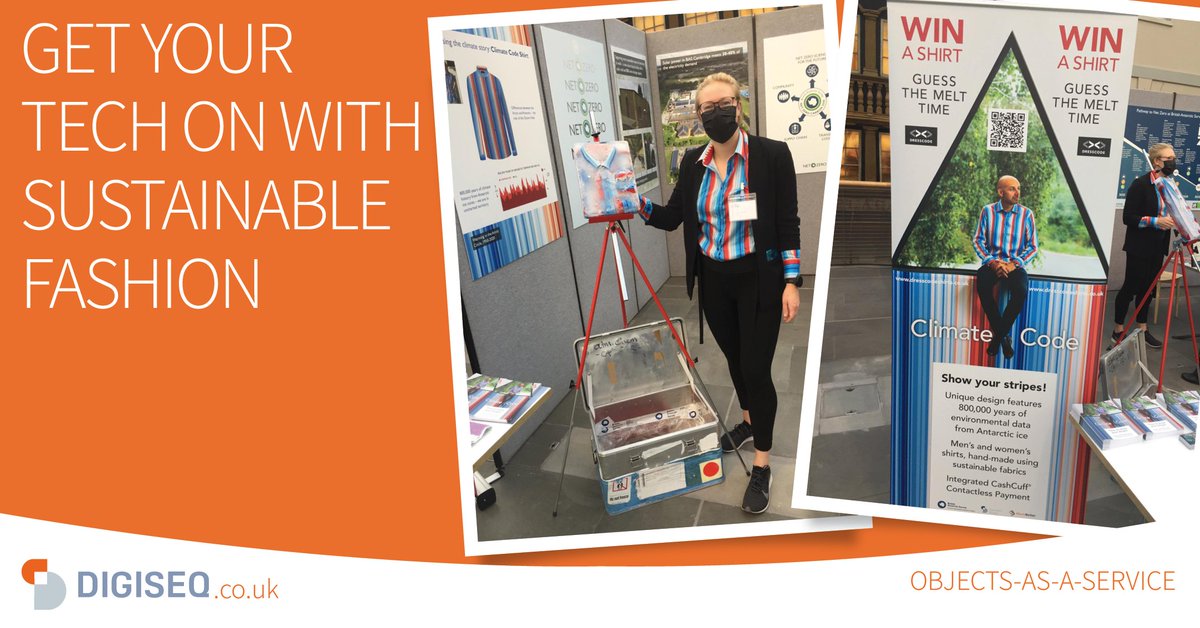 digiseqUK's tweet image. Get your tech on with sustainable fashion

Day 2 of #IceWorlds with another @DressCodeShirts, shirt frozen in ice, go and see the reveal. 

Time to win a shirt complete with #CashCuff #Contactless payments by guessing the melt time. buff.ly/3Cl6hgz @paymuchbetter