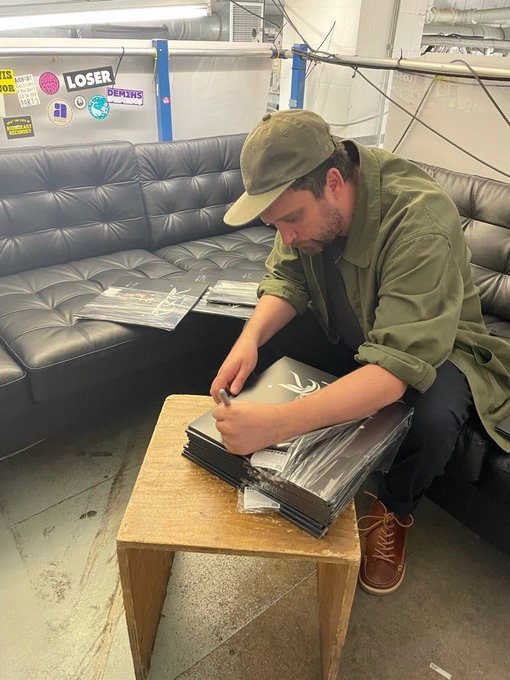 Signed a bunch of copies at @roughtrade east yesterday and again today in the Nottingham store - they<a class="tags" target="_blank" title="On Twitter" href="/?out=eyJ0eXAiOiJKV1QiLCJhbGciOiJIUzUxMiJ9.eyJpYXQiOjE3MjA3NzU1NTgsImlzcyI6InR3cG9ybnN0YXJzLmNvbSIsIm5iZiI6MTcyMDc3NTU1OCwiZXhwIjoxNzUyMzExNTU4LCJyZWRpcmVjdF91cmwiOiJodHRwczovL3R3aXR0ZXIuY29tL3JvdWdodHJhZGUifQ.NDCormvj_ygsb_4YjLajDHv_5EyDiSx9lYTT1JJhQLCH9UzxW_mpFl9xNXtGPCkjIggIN8wRUMJmwsgrPCNIYQ">@roughtrade</a>