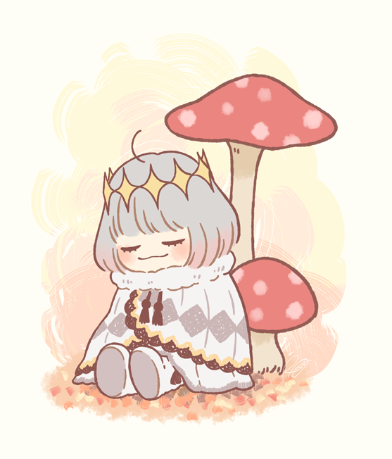 オベロン(Fate) 「おべ……おべ……💤 」|けぴのイラスト