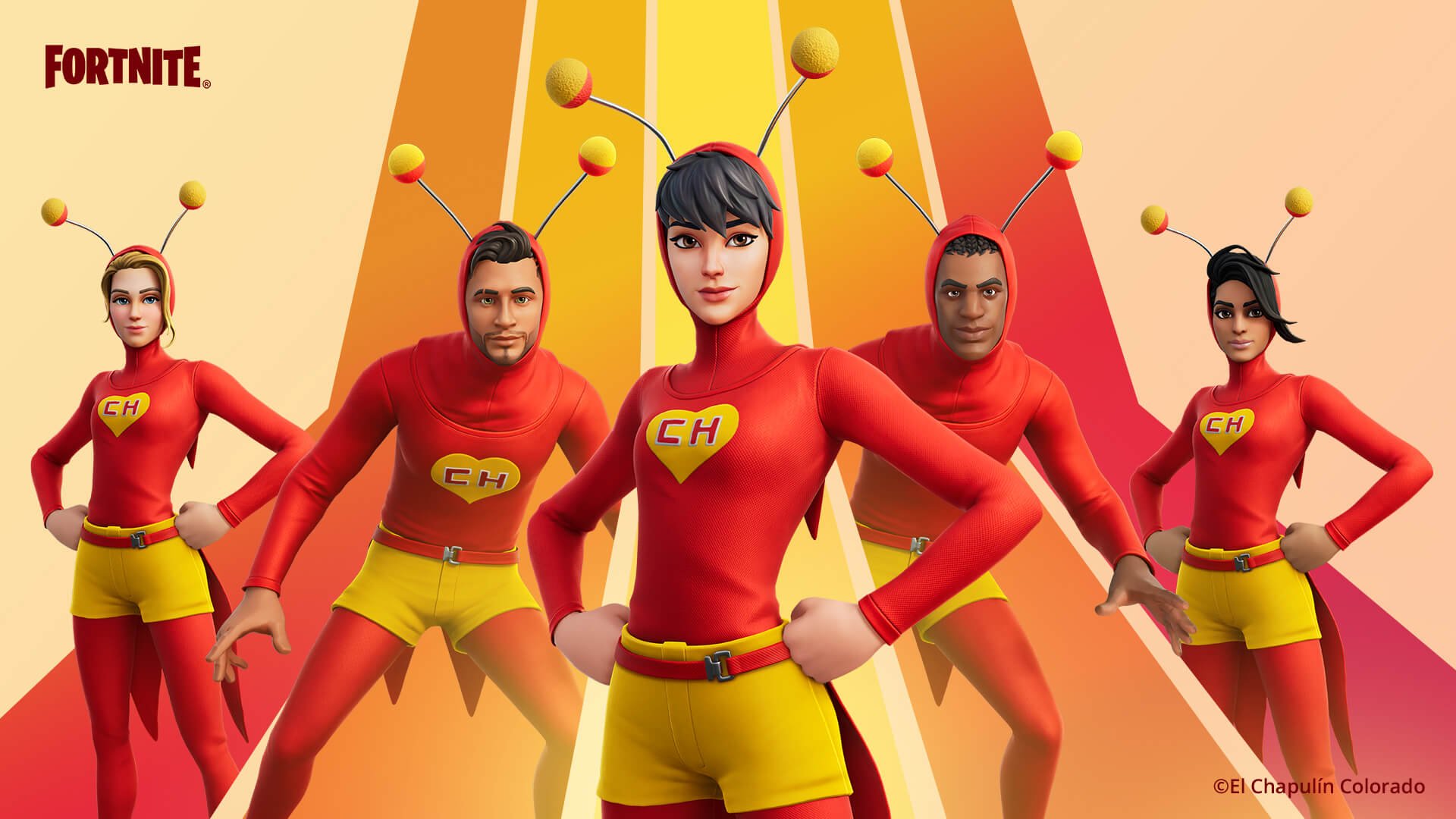 Fortnite News ⛱️ on Twitter: "The El Chapulín Colorado cosmetics have