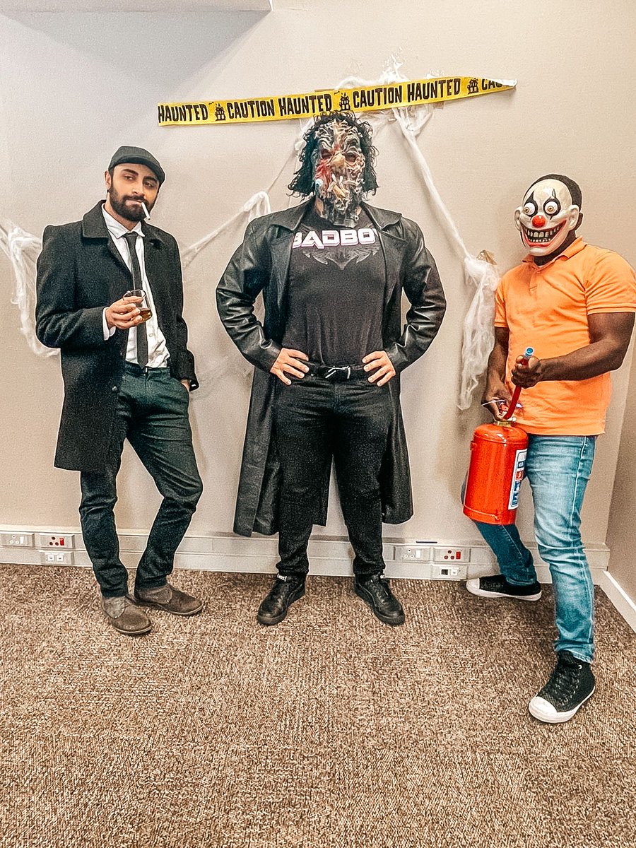 CybrIam's tweet photo. Pulling out all the stops!

A few photos of our employees enjoying a Halloween filled day of trick 'n treating.

#CyberIAM #Halloween #Spooky #OfficeFun https://t.co/WtDrf3Shv6