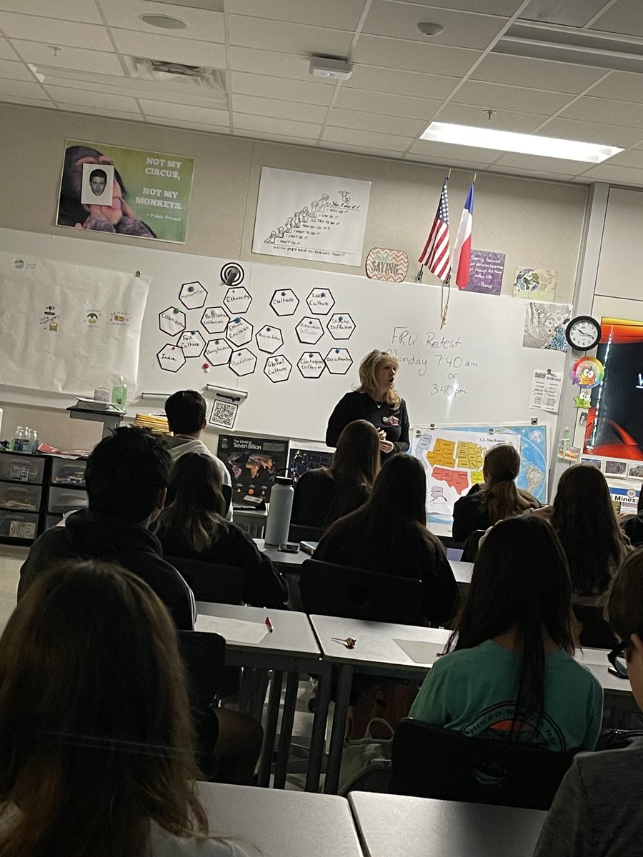 Mrs. Johnson, professor from UTD, teaching about folk dances! <a href="/NikkiMinich/">Nikki Minich</a> <a href="/MHS9th/">MHS 9th Grade Campus</a>
