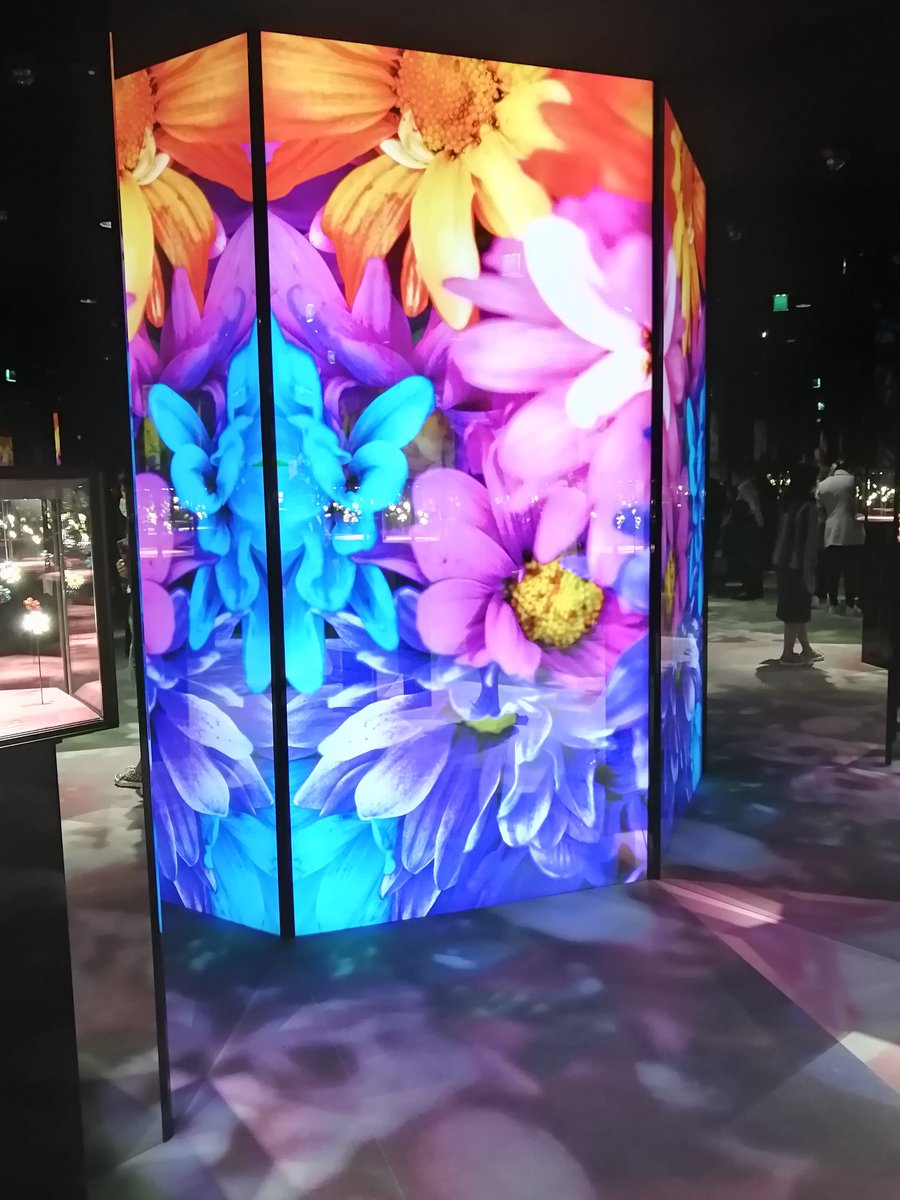 GuillaumeHd9's tweet photo. À l hôtel d'Évreux place Vendôme, superbe exposition #Florae de @vancleefarpels avec #MikaNinagawa, splendides bijoux à l esthétique naturaliste 👌📿🎩, scénographie immersive, colorée et envoûtante, jusqu'au 14/11 ! https://t.co/ccx08YhNSu
