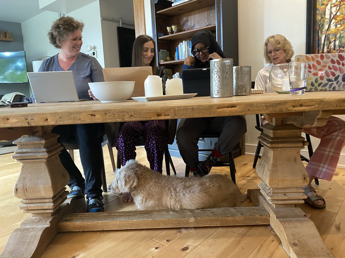 Nora_Sheffe's tweet photo. Casual Friday hits a whole new level when you have virtual meetings on your calendar. For my team, that could mean business on top and PJs on the bottom.
#virtualfacilitation #BetterMtgsByDesign @msayid_ @AimeCt1 https://t.co/SNPn3Tbrz7