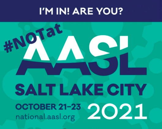 AISLE_ILF's tweet photo. (When you have time) check out the #NOTatAASL livebinder. It's full of useful information, including many presentation resources. It's not the same as being there, but it's a great repository for school librarians. Thanks to @jane_librarian! https://t.co/yq1CAN3KqU https://t.co/fdCsrJhlyu
