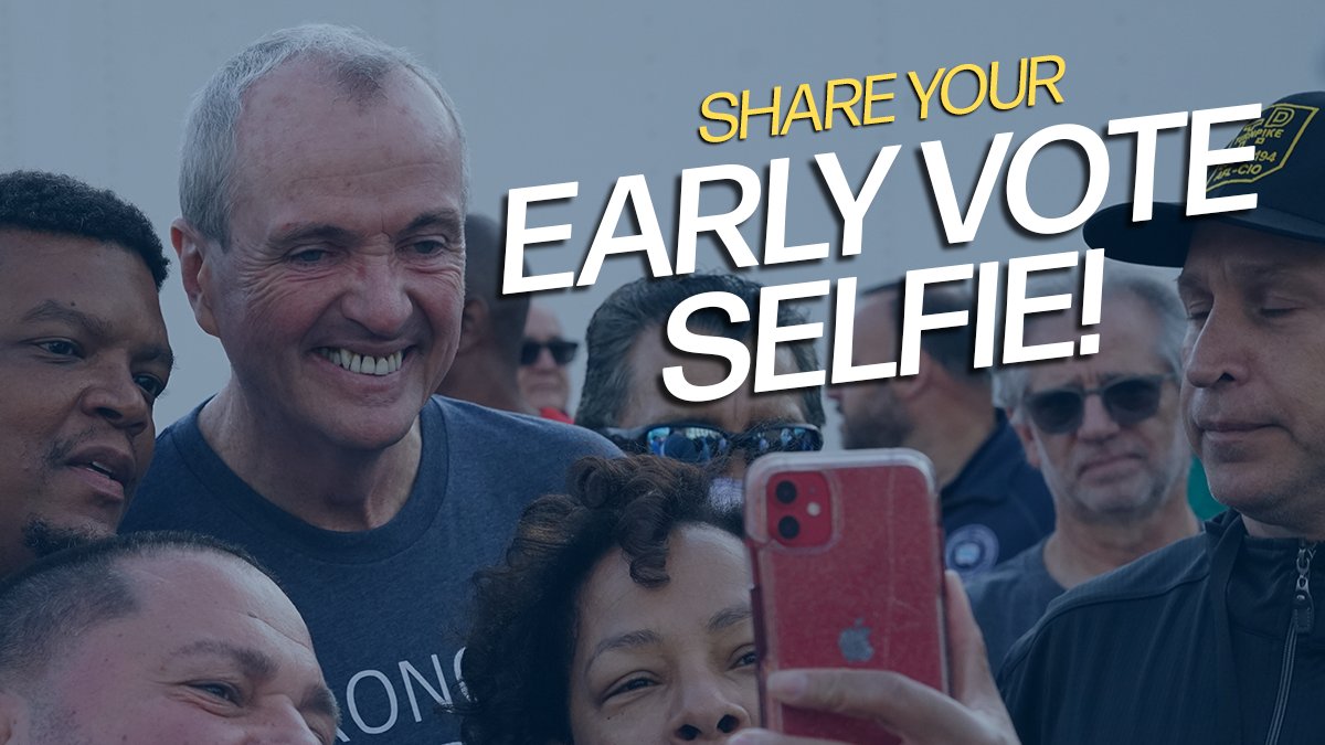 Make your voice heard this year! Share a selfie with your “I Voted” sticker using the hashtag #VoteEarlyNJ. Excited to see New Jersayans taking full advantage of early in-person voting.
