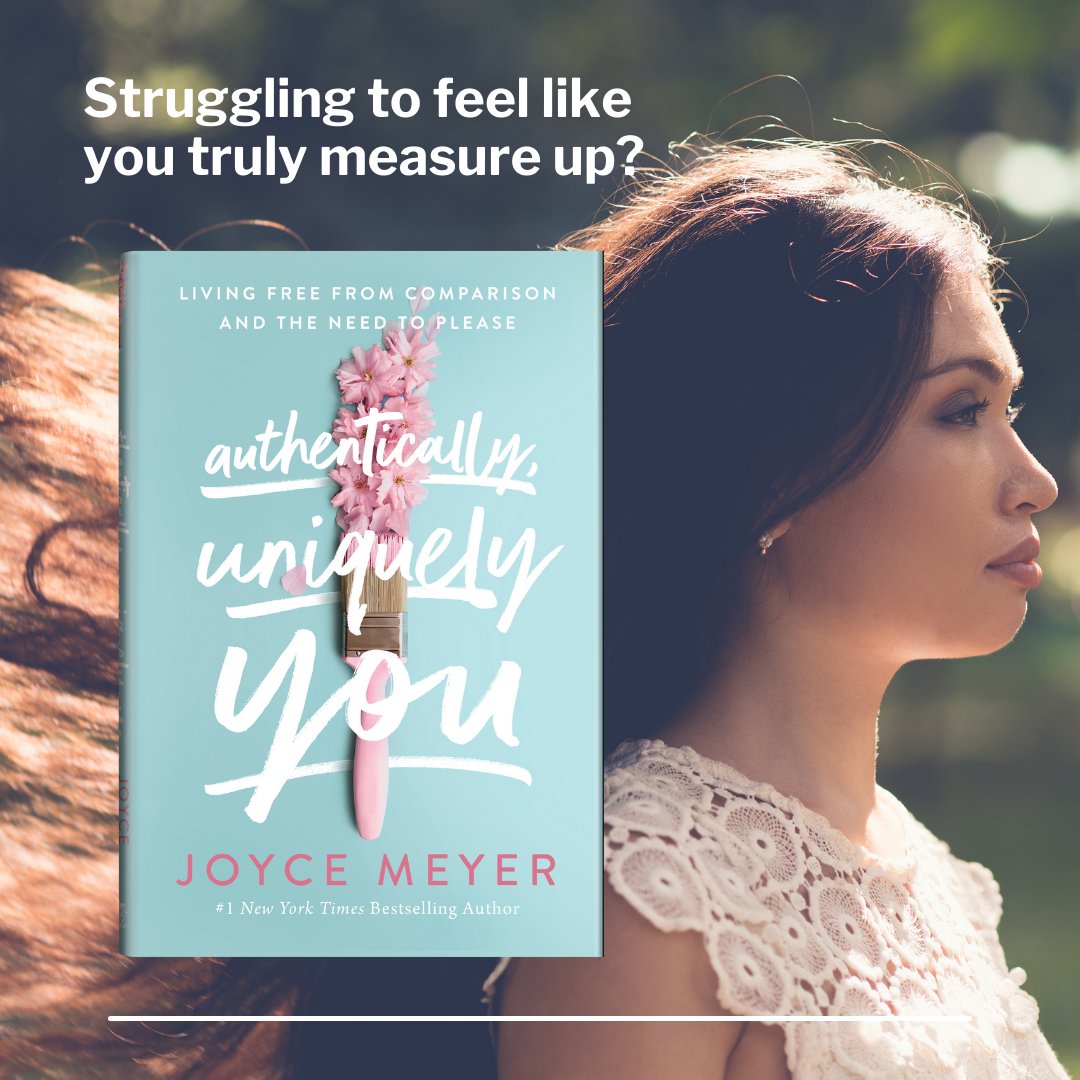 JoyceMeyer's tweet photo. Life is crazy and it’s easy to get sidetracked into believing that who we are isn’t good enough, but nothing could be further from the truth. Find out the truth in God’s Word about the genuine you, and how deeply He loves you.
•
Get Joyce's newest book at https://t.co/fgvPOTUpjo https://t.co/7quPlQqB3c