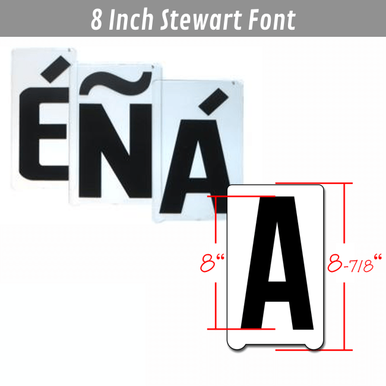 Designed for Stewart Signs, this Gemini set of 8" Spanish sign letters is available online exclusively through Outdoor Signs America. Learn more: hubs.ly/H0YkmkM0 #Letters #SignLetters #Gemini #StewartSigns #OutdoorSigns #Signs #Signage #SpanishLetters #SignMessages #OSA
