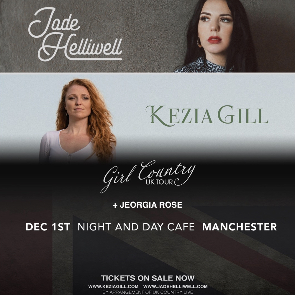 I'm so excited to be joining @jadehelliwell2 and @Keziagillmusic for the Manchester date of their Girl Country tour. I'm already counting down the days... I'd love to see you there ✨ Tickets: ticketweb.uk/event/jade-hel…