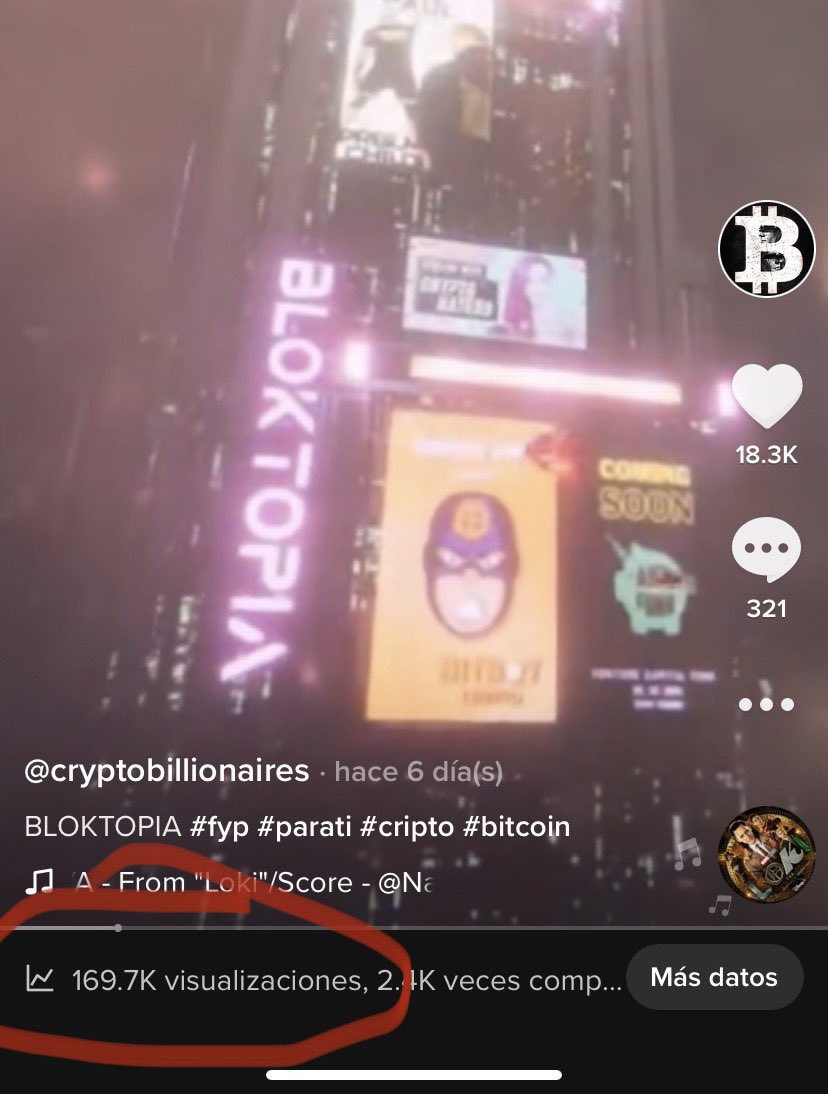 cryptobillion20's tweet photo. We just reached 45k followers on tiktok!

We made a video about @bloktopia and now almost 170k people have seen the video 🤯🤯 We are investing in this great project ! $blok #Metaverse #cryptocurrecy #btc https://t.co/qfvqvwWY7y