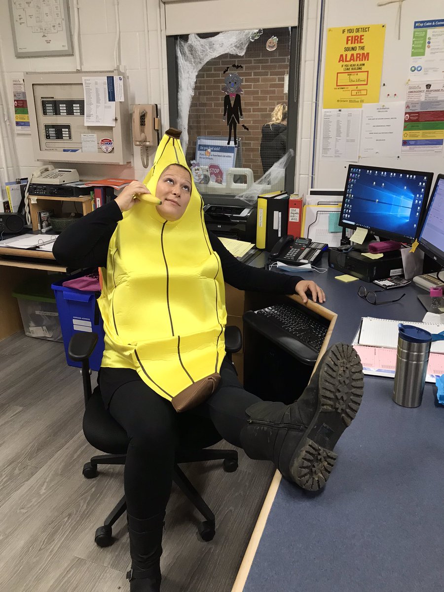 Anyone else’s office staff going bananas? We ❤️ you <a href="/NizicRosemary/">Rosemary Nizic</a> #powerschool <a href="/OLVMWolverines/">Our Lady of Victory</a>