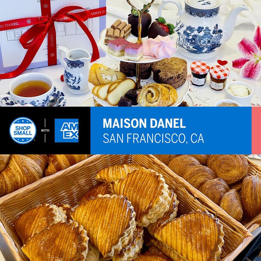 AmexBusiness's tweet photo. For an elegant pâtisserie experience, try @MaisonDanel. As owners/operators of a French bistro in #SanFrancisco since '09, Danel &amp; David wanted to create a new destination for fine pastries. We're proud to partner with @Square to support small businesses like this one. #ShopSmall https://t.co/WgopiKtkms