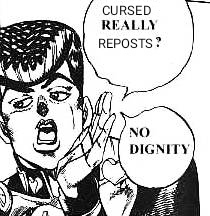 huntanimator's tweet photo. @DMQconfirmation @jjba_cursed #nodignity #memes #meme #duwang https://t.co/nzy41s743g