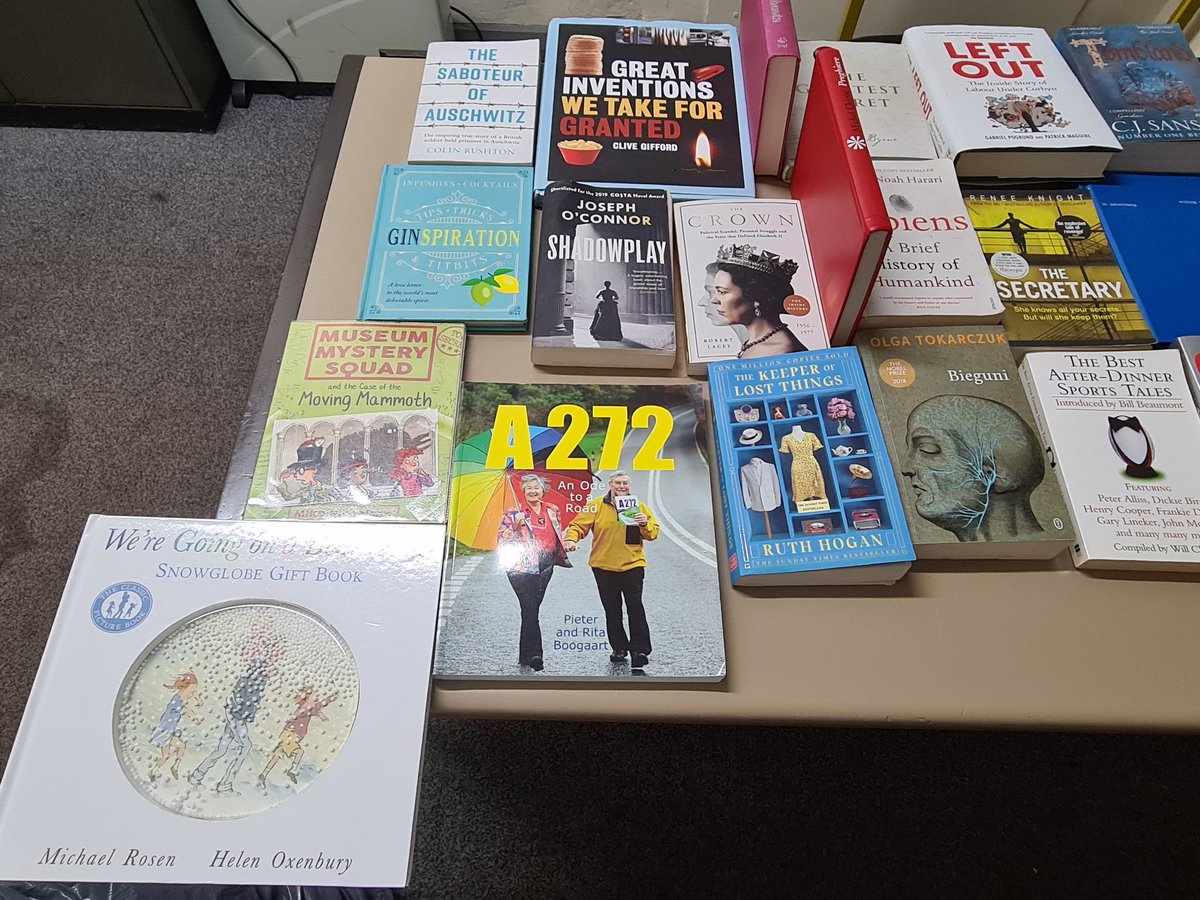 AddlestoneBook1's tweet photo. Had a nice delivery this morning. Lost property have run out of room so I managed to get a good selection. https://t.co/RV43Wl4afW