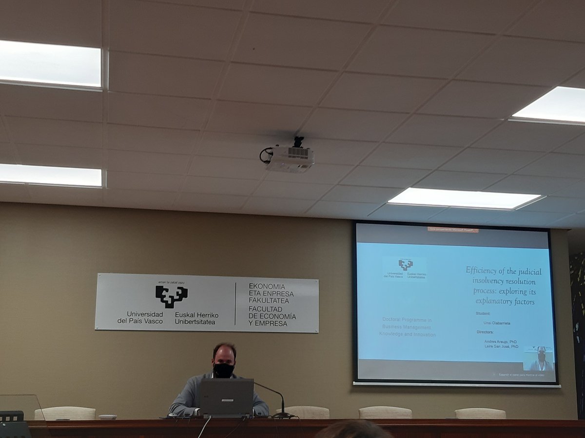 LeireSanJose's tweet photo. #bankrupcyprocess #administradoresconcursales #ethic #eficiency #eficiencia #thesis Unai Olabarrieta @upvehu @SanjoseLeire https://t.co/Qjw0r5uotq