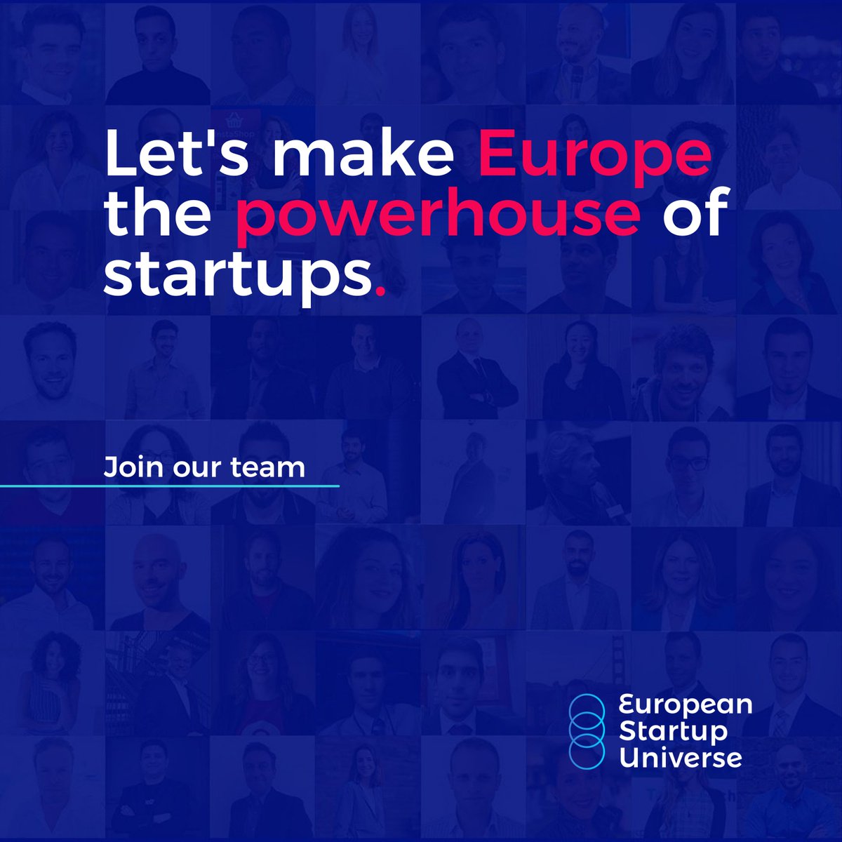 📋 The application period for European Startup Universe just started, if you wanna be part of making Europe the powerhouse of startups apply here bit.ly/ESUvolunteer until November 7 to join the organizing team as a volunteer. 🚀

#ESU #startupuniverse #teammember #volunteer