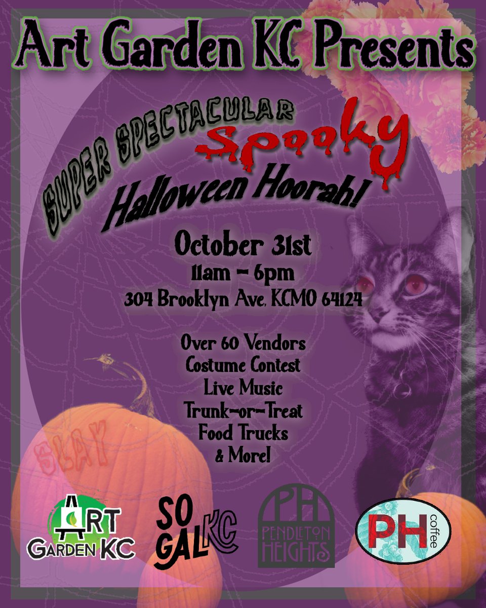 SkyboyPhotos's tweet photo. Artists are unafraid of anything spooky! The ART GARDEN KC is having a spectacular last art fair of the season at 304 Brooklyn in Kansas City, on Sunday, October 31 (All-Soul's Eve!) from 11 AM to 4 PM. 

We're all taking off our masks and appearing as our true selves! https://t.co/wyZXhBSfpe