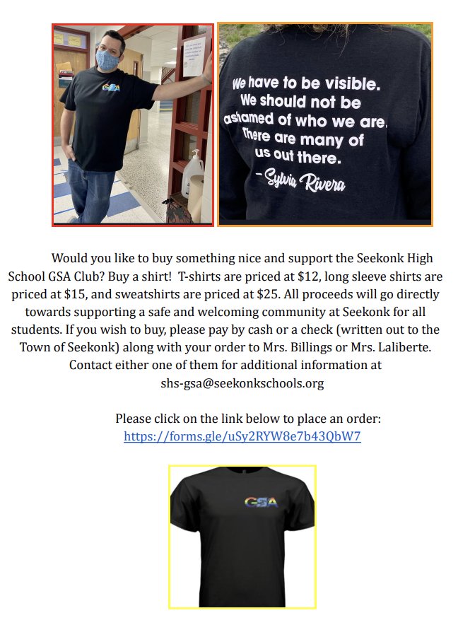 #SeekonkHS @shsgsa2020