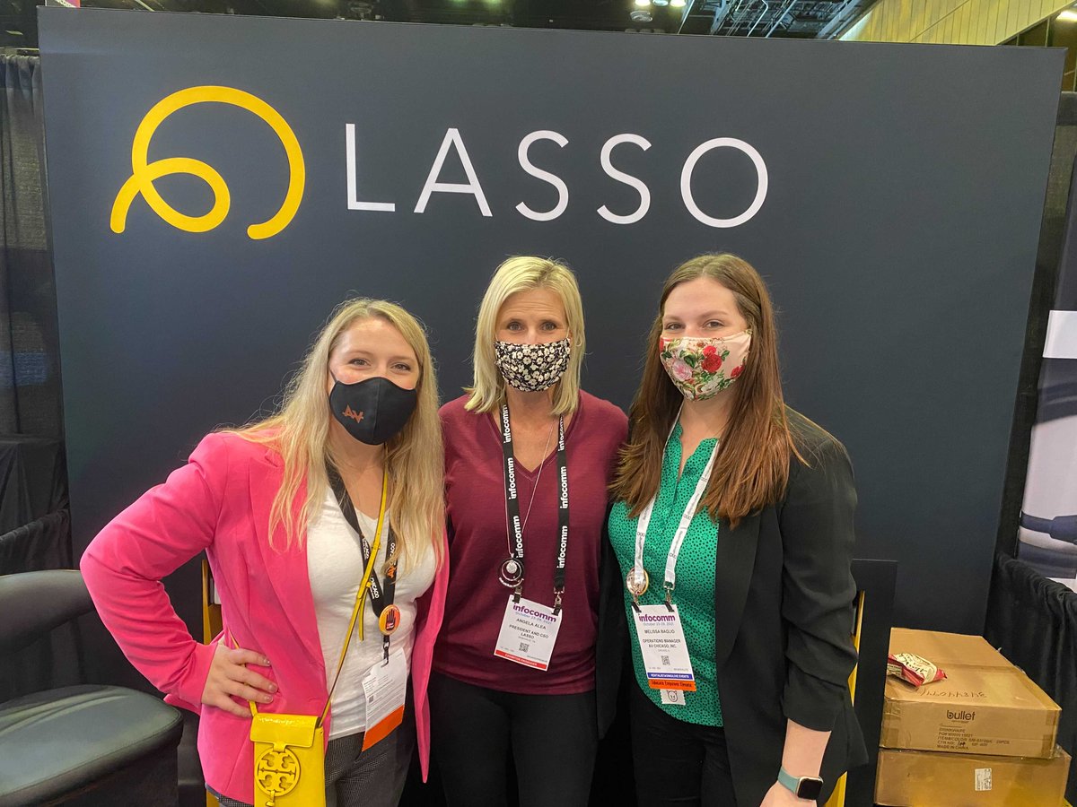 It's the last day <a href="/InfoComm/">InfoComm</a> - we've had a great time meeting new faces and catching up with old friends, like our customers from <a href="/avchicago/">AV Chicago, Inc.</a>! You can check out one incredible example of an event they pulled off - with a little help from LASSO - at lasso.io/avchicago