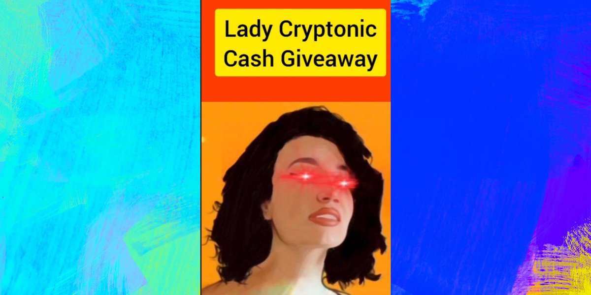 larrysmithmedia's tweet photo. Lady Cryptonic Cash Giveaway:
https://t.co/5ha0WC49tp
#cashgiveaway #NFTGiveaways https://t.co/aSUhVanzLp