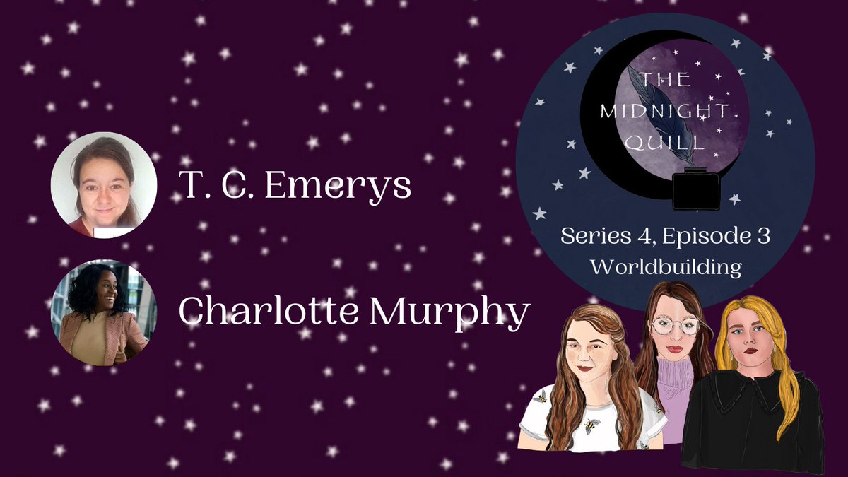 Make sure to head to Spotify this evening to listen to our episode "Worldbuilding" with <a href="/CharliAuthor/">Charlotte Murphy</a> and <a href="/tcemeryswriter/">T. C. Emerys - Writer and Ghostwriter</a> ! #writersoftwitter #Authors #FantasyWriters #Writing #WritingPodcast