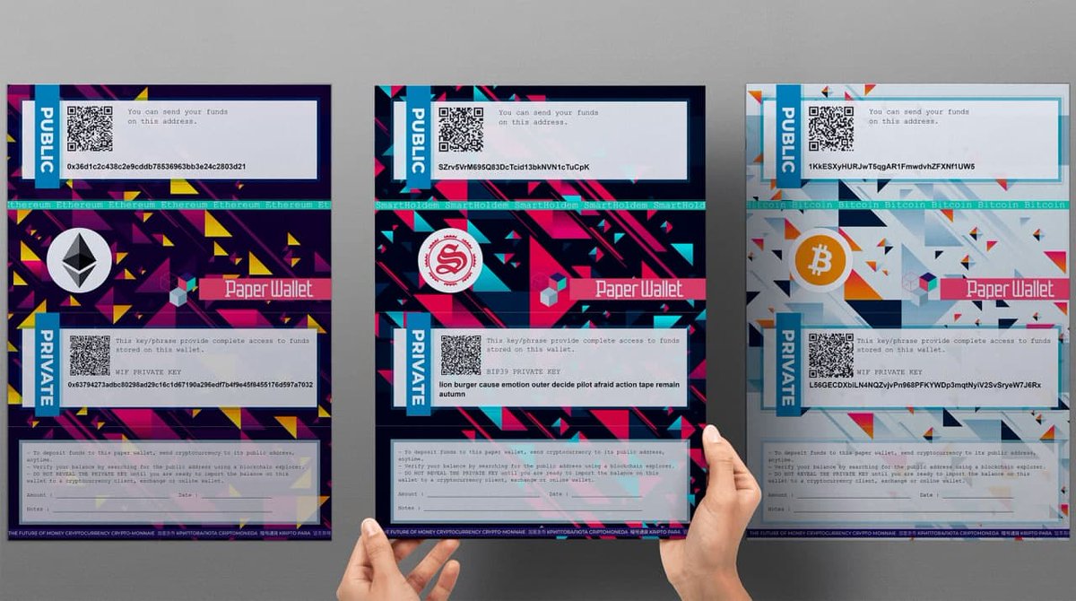 More new #designs of paper wallets for every taste! New Paper Wallet  #Generator Coming Soon! #PaperWallet Generator - How to generate  #SmartHoldem paper wallet with awesome designs, to make a special #gift,