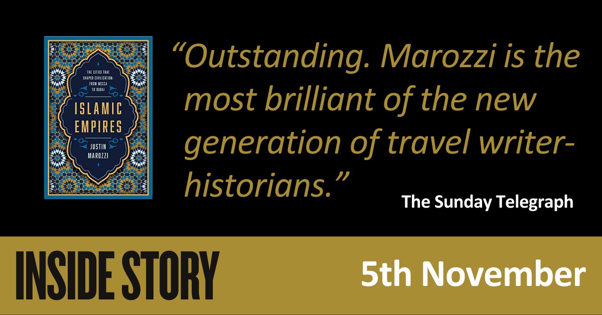 Join Humphrey Hawksley on Friday 5th November at 12 noon for our Inside Story with Justin Marozzi. He is an acclaimed adventurer, travel writer and authority on the Islamic world. Find out more goldster.co.uk/book-club/@Hum… <a href="/justinmarozzi/">Justin Marozzi</a> #JustinMarozzi #InsideStory #Goldster #bookclub