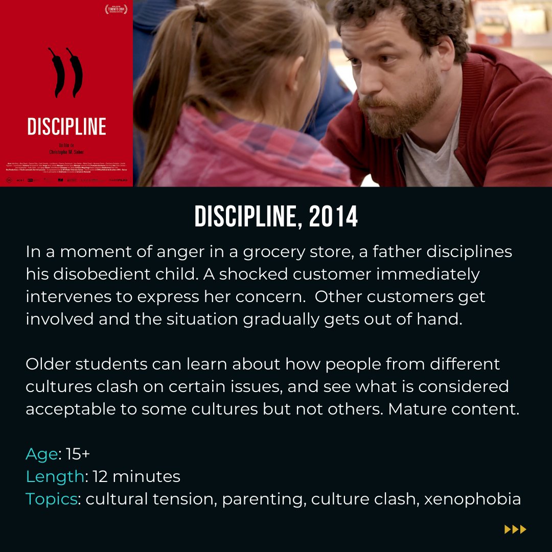 FilmDoo Academy (@filmdooacademy) on Twitter photo ๐คฒ New student-friendly films for October 2021, all available at filmdoo.com
These include:
๐ฝ๏ธ The Chop, 2015
๐ฝ๏ธ Cheese, 2014
๐ฝ๏ธ Entre Mamushkas, 2020
๐ฝ๏ธ Discipline, 2014
Follow <a href="/filmdooacademy/">FilmDoo Academy</a> for more recommendations
#techteacher #teacherresources #teachertwitter ๐คฒ New student-friendly films for October 2021, all available at filmdoo.com
These include:
๐ฝ๏ธ The Chop, 2015
๐ฝ๏ธ Cheese, 2014
๐ฝ๏ธ Entre Mamushkas, 2020
๐ฝ๏ธ Discipline, 2014
Follow <a href="/filmdooacademy/">FilmDoo Academy</a> for more recommendations
#techteacher #teacherresources #teachertwitter