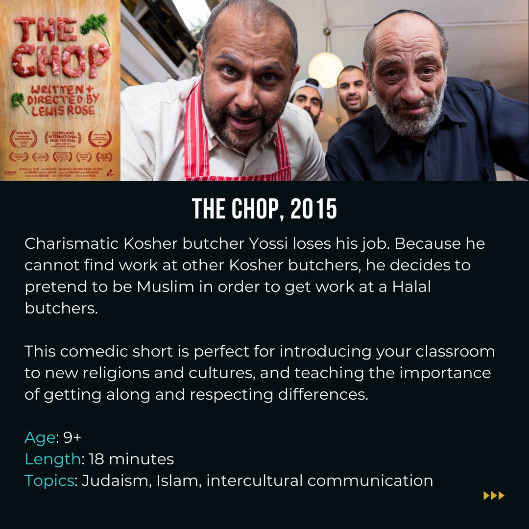 FilmdooAcademy's tweet photo. 🤲 New student-friendly films for October 2021, all available at https://t.co/igCEISDGiK

These include:
📽️ The Chop, 2015
📽️ Cheese, 2014
📽️ Entre Mamushkas, 2020
📽️ Discipline, 2014

Follow @filmdooacademy for more recommendations

#techteacher #teacherresources #teachertwitter https://t.co/3L1ylx1w0b